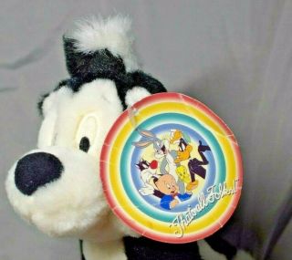 Tags 10 " Pepe Le Pew Skunk Warner Bros Store Looney Tunes Plush Stuffed Toy