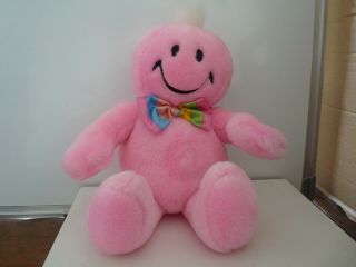 Vintage Dandee Tickle Tickle Wiggle Wiggle Giggle Jelly Baby Pink Soft Plush Toy