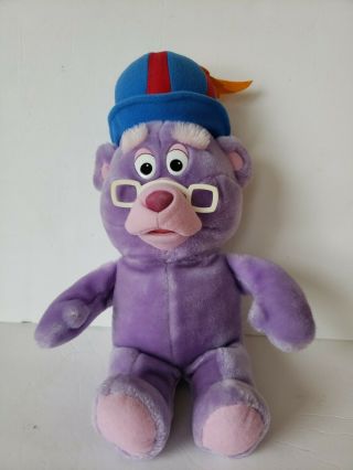 Disney Gummi Gummy Bears Fisher Price Zummi Purple Grandpa Bear 15 " 1985