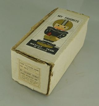 1968 Boston Patriots Football Bobble Head Nodder Empty Display Box