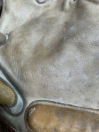 Vintage 1940’s Dp124 D&m Draper & Maynard Baseball Softball Glove Mitt