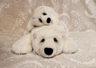 Lou Rankin Limited Edition Plush Juneau & Junior Polar Bear Stuffed Animals