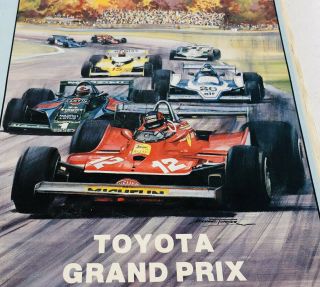 Vtg 1979 Toyota Grand Prix Of The U.  S.  Program Watkins Glen N.  Y.  Formula 1