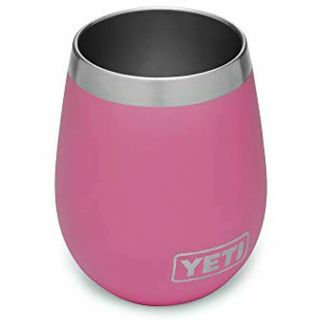 Yeti Rambler 10 Oz Wine Tumbler,  Vacuum Insulated,  Stainless Steel,  Harbor Pink