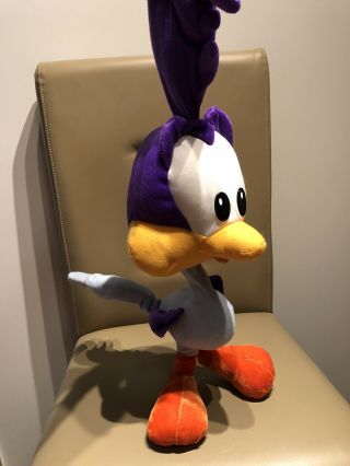 Six Flags Tiny Toons Looney Tunes Baby Road Runner Plush Approx 21”