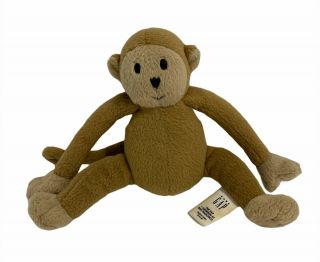 Baby Gap Plush 7 " Max Monkey Stuffed Animal Tan Brown Toy Lovey Sound