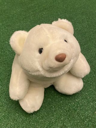 Gund " Snuffles " White Polar Bear Plush - 12” Stuffed Animal Plushie Euc