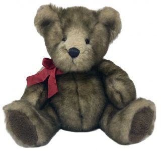 Bombay Company Danny Russ Berrie Faux Mink Teddy Bear Plush Stuffed Animal 11 "