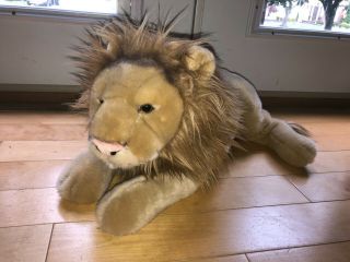 Fao Schwarz Toys R Us 20 " Big Cat Lion Plush Stuffed Animal Toy 2011