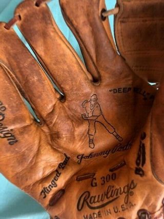 Vintage Johnny Podres Rawlings G300 Baseball Glove - Lht