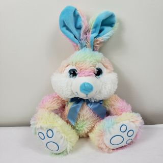 Homerbest Rainbow Pastel Bunny Rabbit 16 " Plush Multicolor Easter Soft Toy