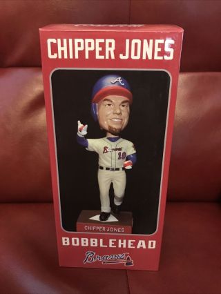 Chipper Jones 2012 Atlanta Braves Bobblehead Sga Turner Field