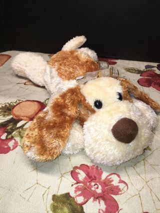 Vguc - 12” Aurora Flopsie Soft Floppy Puppy Scruff Dog Plush Stuffed Animal