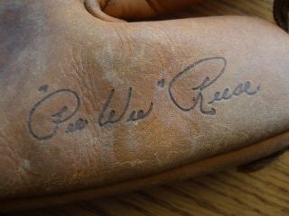 Vintage Pee Wee Reese Ball Glove Dubow No.  704 1950 ' s 3