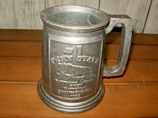 Penn State 1982 Champions Pewter Mug First National Championship Limited Edition