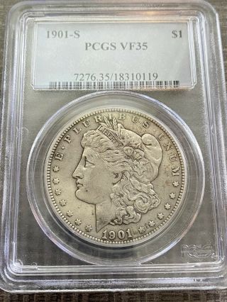 Avc - 1901 - S Morgan Dollar Pcgs Vf35