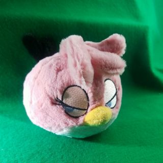 Angry Birds Pink Plush Toy With Sound Girl Pink.   Bin J