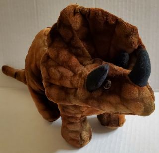 Dan Dee Collector’s Choice Triceratops Brown Dinosaur Plush Stuffed Animal Toy 2