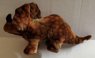 Dan Dee Collector’s Choice Triceratops Brown Dinosaur Plush Stuffed Animal Toy 3
