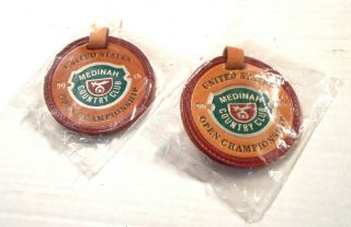 Medinah Country Club 90th Us Open Championship Leather Golf Bag Luggage Tags