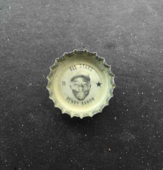 1967 Fresca Coke Hank Aaron Atlanta Braves All - Stars Bottle Cap 19