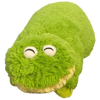 Pillow Pet Pee Wees Frog 2010 12 " X 11 " Stuffed Plush Toy Animal