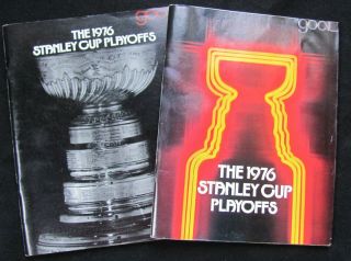 5 Philadelphia Flyers 1975 - 76 Stanley Cup Playoff Programs Plus 2 Regular Season