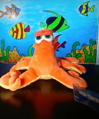 Bandai Disney Finding Dory Hank The Octopus Plush Stuffed Animal