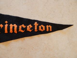 1940 ' S PRINCETON TIGERS FELT COLLEGE PENNANT UNUSUAL STYLE AWESOME 3