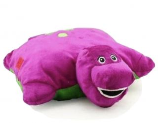 Pillow Pets Barney The Purple Dinosaur 18 " My Pillow Pets Plush
