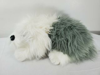 19 " Old English Sheepdog Lou Rankin Friends Realistic Plush Grey White Stuffed