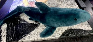 Rare Realistic Lifelike Great White Mako Shark Plush Oceanic Aquatic Fiesta Toy