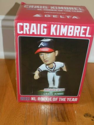 2011 Nl Rookie Of The Year Craig Kimbrel Atlanta Braves Bobblehead