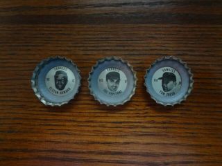 (4) 1967 Coke York Yankees Bottle Caps Howard (2) Pepitone Tresh