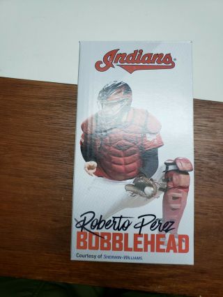 Cleveland Indians Bobble Head From Game Roberto Perez