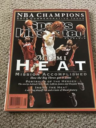 2012 Sports Illustrated Commemorative - Nba Champions Miami Heat - Lebron James