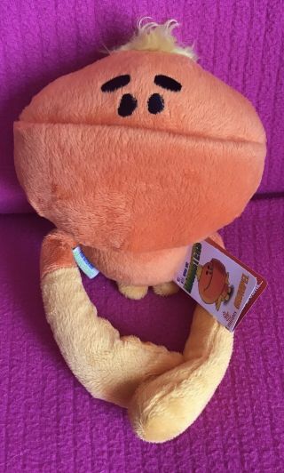 Emirates Fly With Me Monsters Blanky Buddy Grumpel Orange Soft Plush Toy 6” Tag