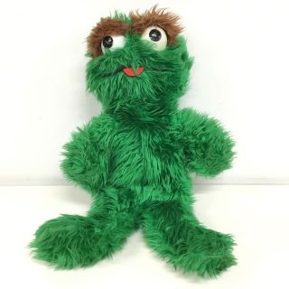 Vintage Knickerbocker Oscar The Grouch 20” Sesame Street Plush Toy 927