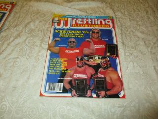 Pro Wrestling Illustrated March 1986 Ric Flair Hulk Hogan Road Warriors Mr.  T