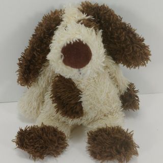 Jellycat Small Dog Plush Beanbag Brown White Spots Puppy Stuffed Animal Toy