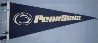 Penn State Nittany Lions Vintage Circa 1970s Team Logo Football 29 " Wool Pennant