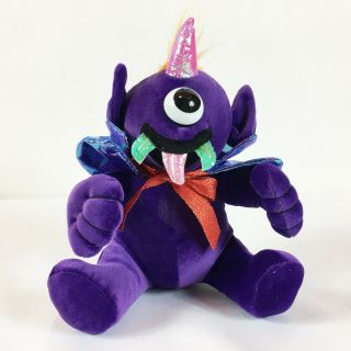 A59 One Eyed Purple People Eater Singing Plush 9 " Stuffed Toy Lovey