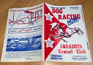 1984 Sarasota Kennel Club - Dog Racing Program