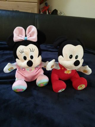 Talking Mickey And Minni Mouse