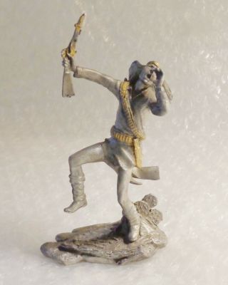 Cochise Native American Apache Tribe By Jim Ponter Fine Pewter Figurine1992