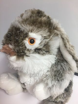 Dan Dee Collectors’s Choice Plush Bunny Rabbit Gray Stuffed Animal 14” 2