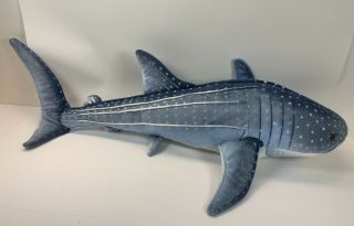 Adventure Planet Blue And White Whale Shark Stuffed Animal Plush Soft Toy