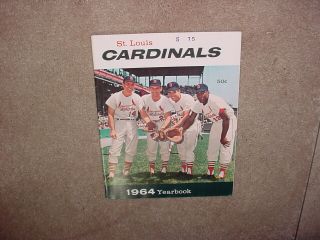 Vintage 1964 St.  Louis Cardinals Baseball Yearbook W 1944 Team Picture
