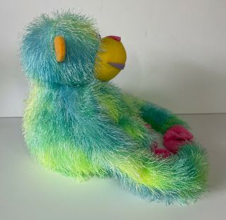 Aurora BONKERS Green Tie Dye Furry Hanging Monkey Ape Gorilla Plush Stuffed Toy 3