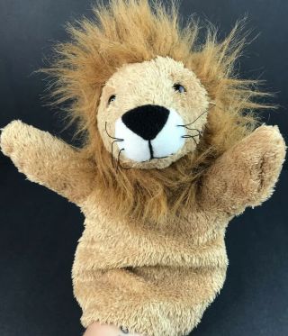 Gund Lion Plush Hand Puppet 12 " Luke 60161 Animal Jungle Toy Doll L1